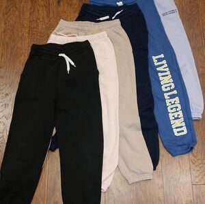 6 pairs size 10-12 jogging pants
